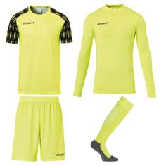 Uhlsport REACTION GOALKEEPER SET Torwart Set Kinder fluo gelb