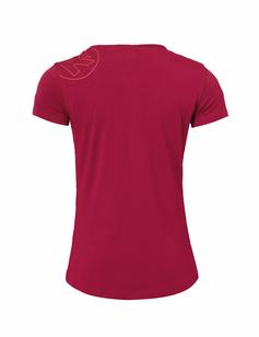 Rückansicht von Kempa GRAPHIC T-SHIRT GIRLS T-Shirt Kinder deep rot