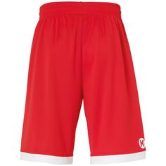 Rückansicht von Kempa PLAYER LONG SHORTS Funktionshose rot