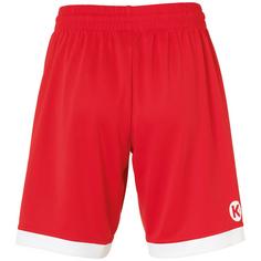 Rückansicht von Kempa PLAYER LONG SHORTS WOMEN Funktionsshorts Damen rot