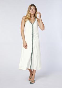 Rückansicht von Chiemsee Kleid Maxikleid Damen Star White