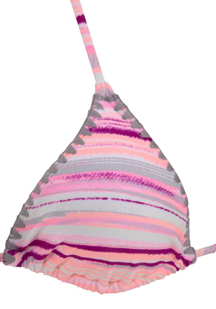 VENICE BEACH VENICE BEACH Triangel-Bikini Bikini Set Damen - lachs-bedruckt - 0 | SportScheck
