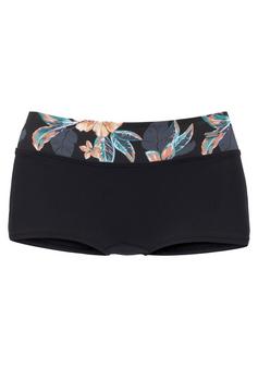 VENICE BEACH Bikini-Hotpants Bikini Hose Damen schwarz-bedruckt