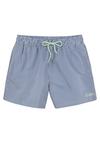 Buffalo Badeshorts Badehose Herren - blau-wei&szlig;