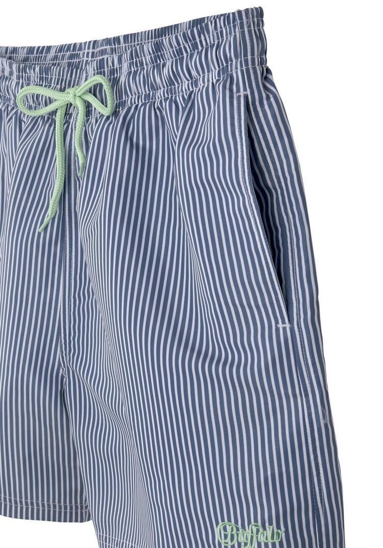 Buffalo Buffalo Badeshorts Badehose Herren - blau-wei&szlig; - 0 | SportScheck