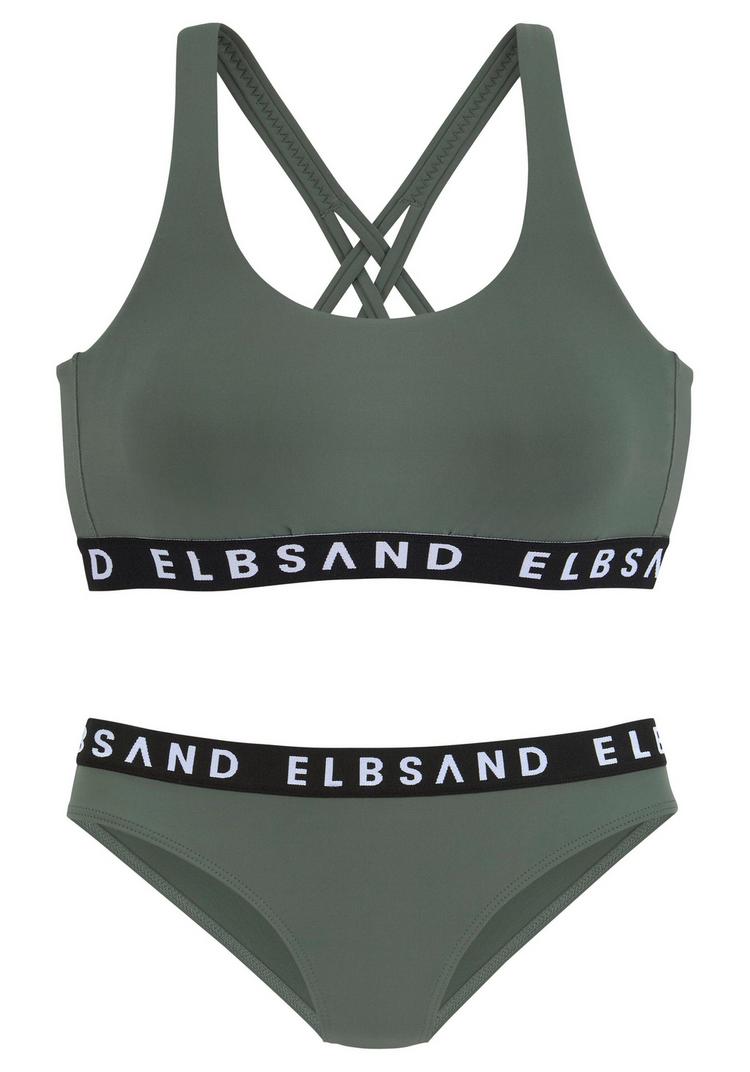 ELBSAND ELBSAND Bustier-Bikini Bikini Set Damen - oliv - 0 | SportScheck