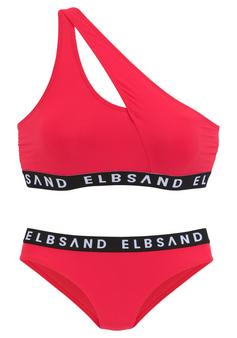 ELBSAND Bustier-Bikini Bikini Set Damen rot