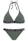 ELBSAND Triangel-Bikini Bikini Set Damen - oliv