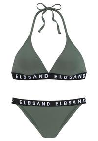 ELBSAND Triangel-Bikini Bikini Set Damen - oliv