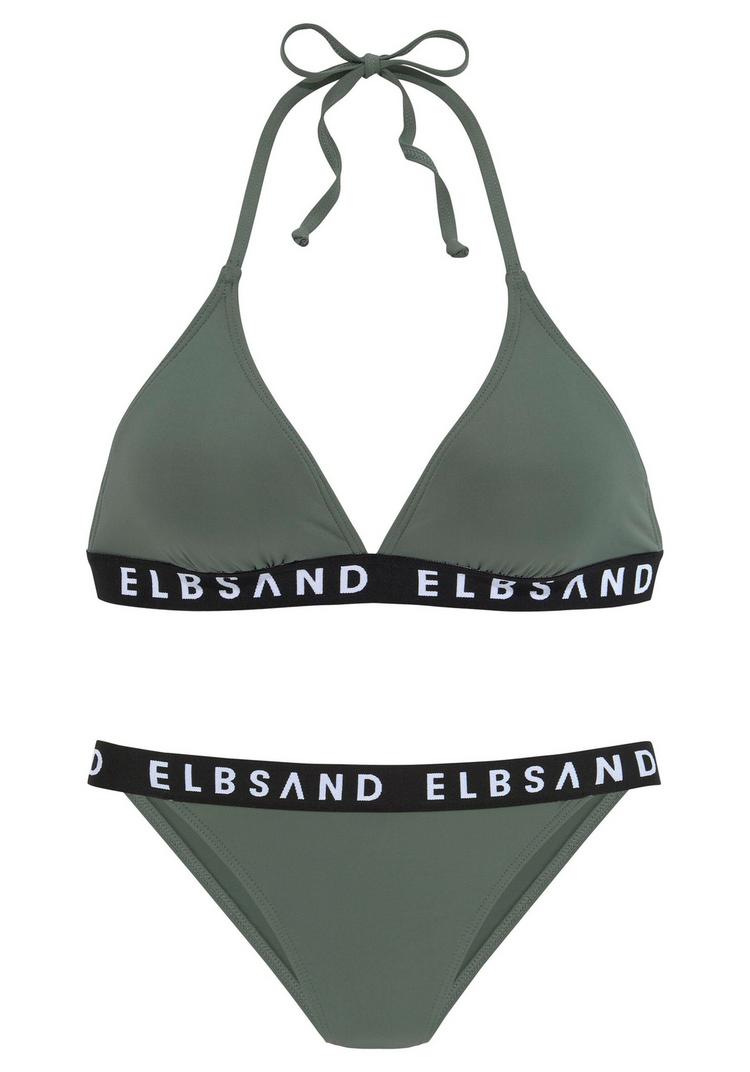 ELBSAND ELBSAND Triangel-Bikini Bikini Set Damen - oliv - 0 | SportScheck