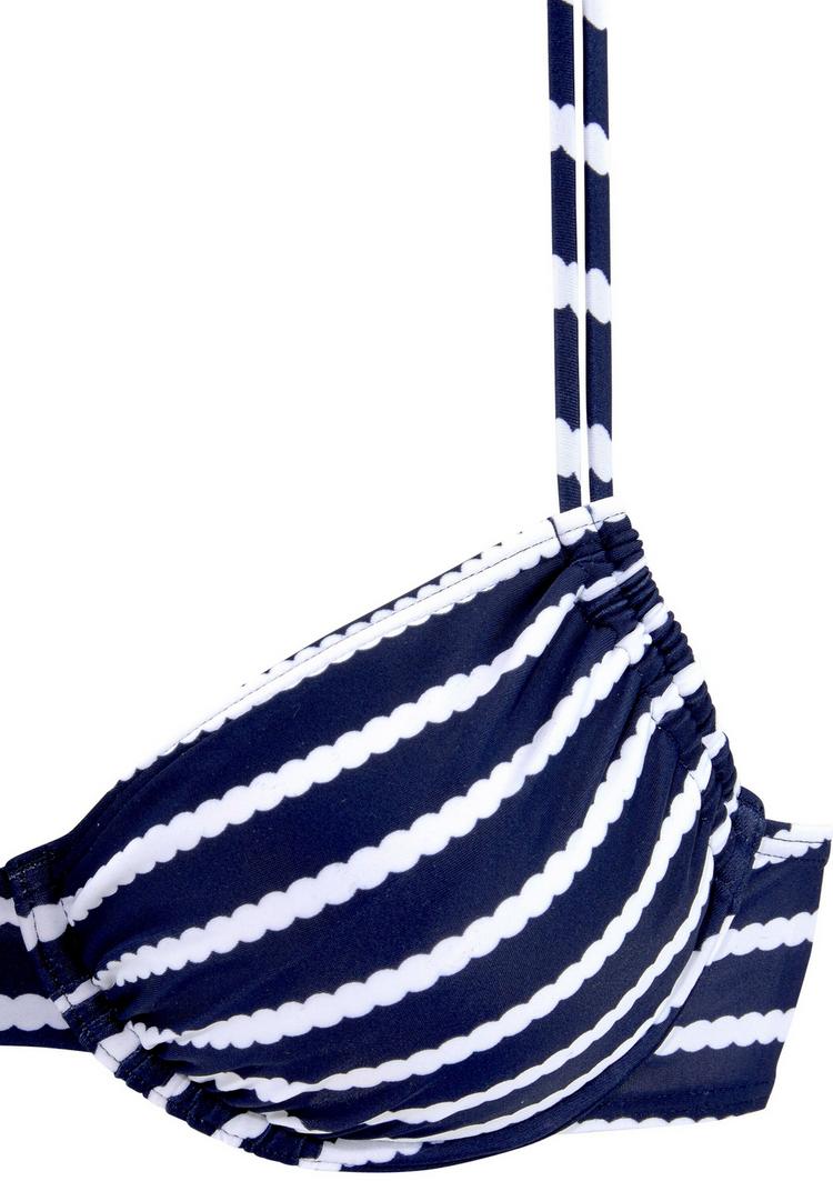 Lascana Lascana B&uuml;gel-Bikini Bikini Set Damen - marine-wei&szlig; - 0 | SportScheck