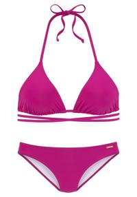 BRUNO BANANI Triangel-Bikini Bikini Set Damen - beere