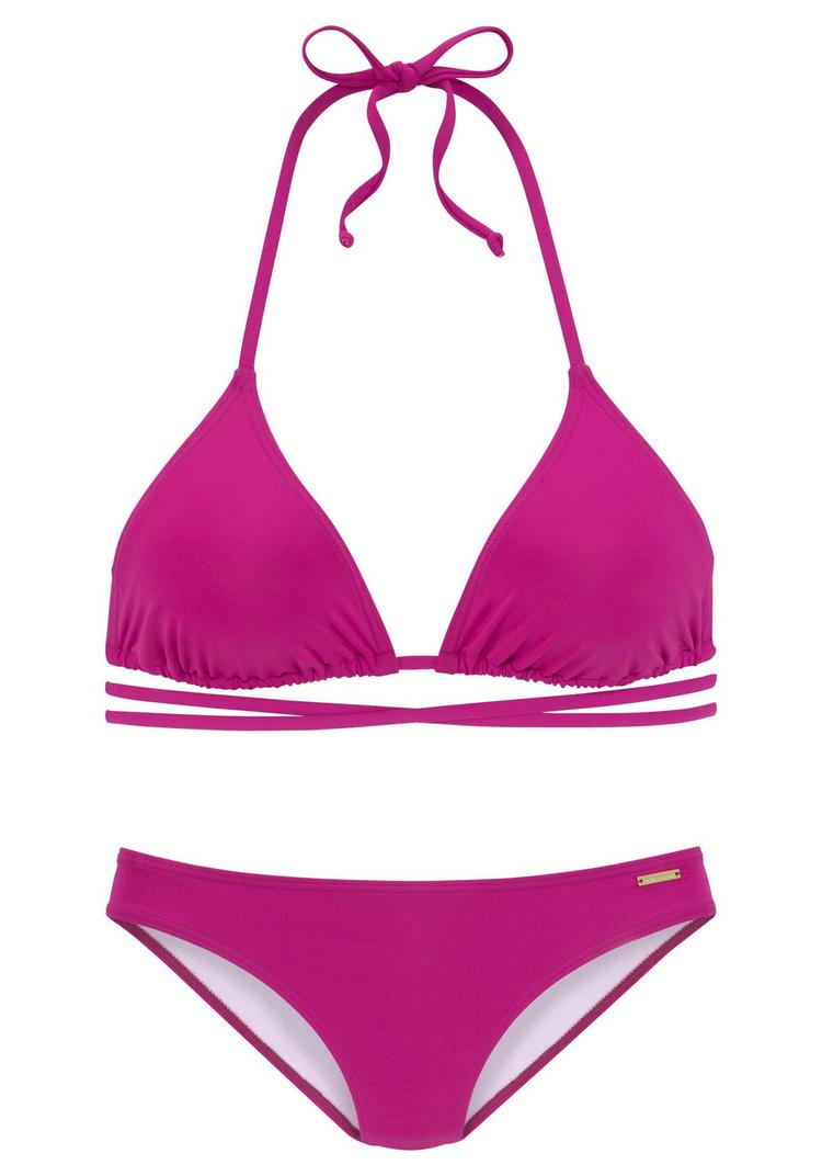BRUNO BANANI BRUNO BANANI Triangel-Bikini Bikini Set Damen - beere - 0 | SportScheck