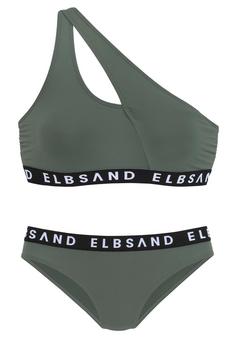 ELBSAND Bustier-Bikini Bikini Set Damen oliv
