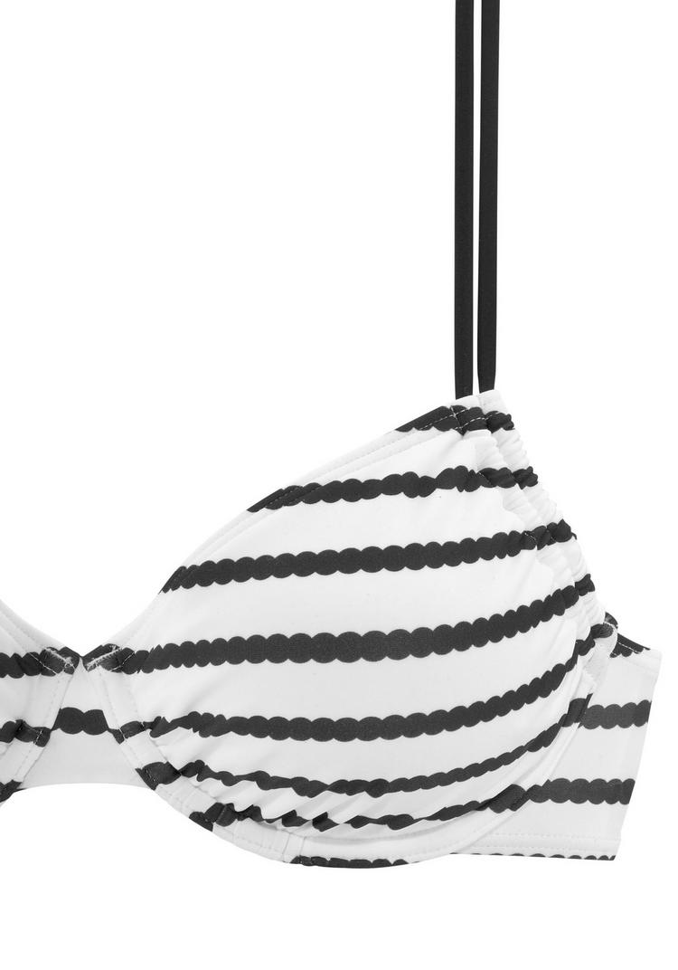 Lascana Lascana B&uuml;gel-Bikini Bikini Set Damen - schwarz-wei&szlig; - 0 | SportScheck