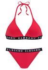 ELBSAND Triangel-Bikini Bikini Set Damen - rot
