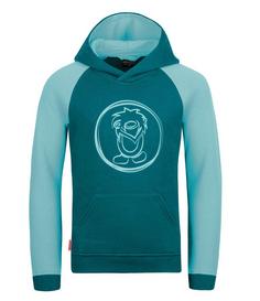 Trollkids Stavanger Hoodie Kinder Türkis/Helltürkis