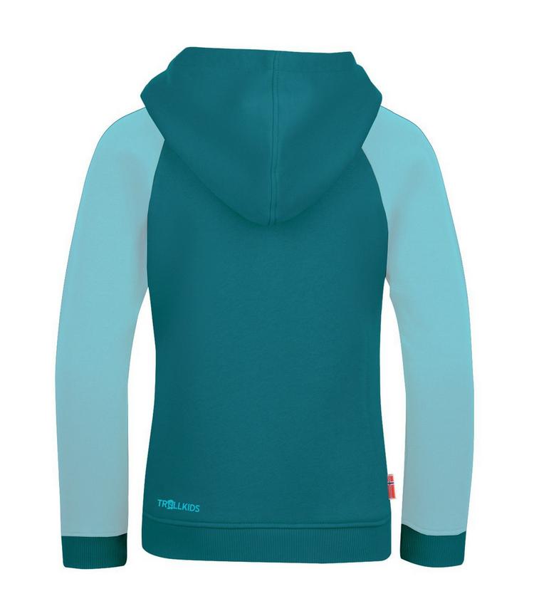 Trollkids Trollkids Stavanger Hoodie M&auml;dchen - T&uuml;rkis/Hellt&uuml;rkis - 0 | SportScheck
