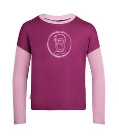 Trollkids Preikestolen Longshirt Kinder Pflaume/Mauve