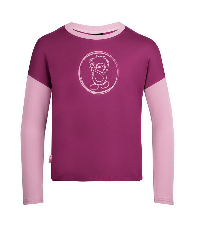 Trollkids Trollkids Preikestolen Longshirt M&auml;dchen - Pflaume/Mauve - 0 | SportScheck