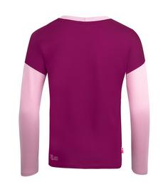 Rückansicht von Trollkids Preikestolen Longshirt Kinder Pflaume/Mauve