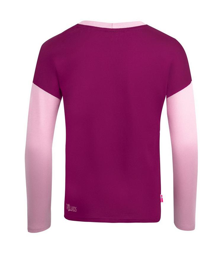 Trollkids Trollkids Preikestolen Longshirt M&auml;dchen - Pflaume/Mauve - 0 | SportScheck