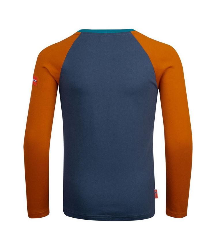Trollkids Trollkids Preikestolen Longshirt Kinder - Nachtblau/Zimt - 0 | SportScheck