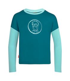 Trollkids Preikestolen Longshirt Kinder Blaugrün/Wasserblau