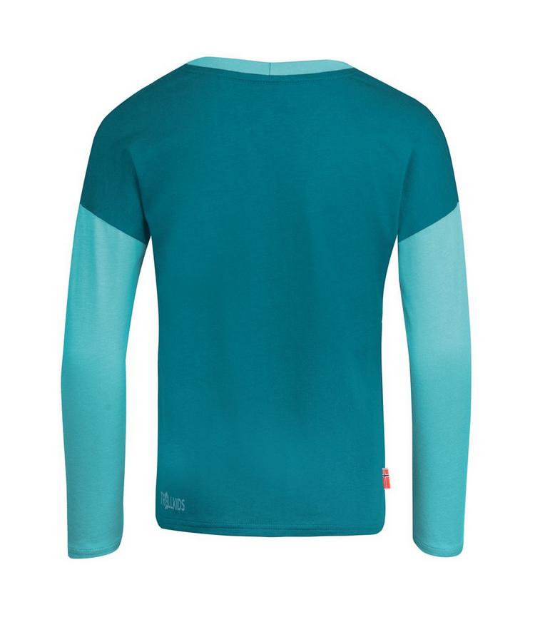 Trollkids Trollkids Preikestolen Longshirt M&auml;dchen - Blaugr&uuml;n/Wasserblau - 0 | SportScheck