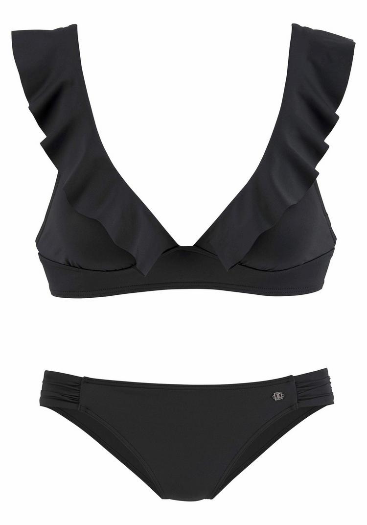 JETTE JETTE Triangel-Bikini Bikini Set Damen - schwarz - 0 | SportScheck
