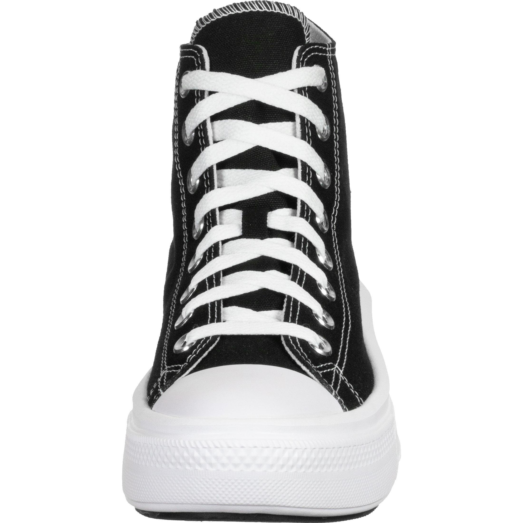 All black converse platform on sale