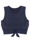 VENICE BEACH Crop-Bikini-Top Bikini Oberteil Damen - marine