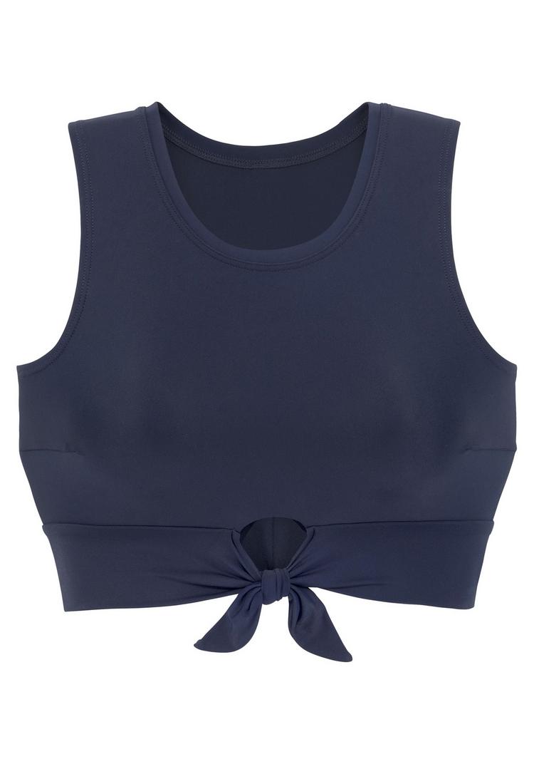 VENICE BEACH VENICE BEACH Crop-Bikini-Top Bikini Oberteil Damen - marine - 0 | SportScheck