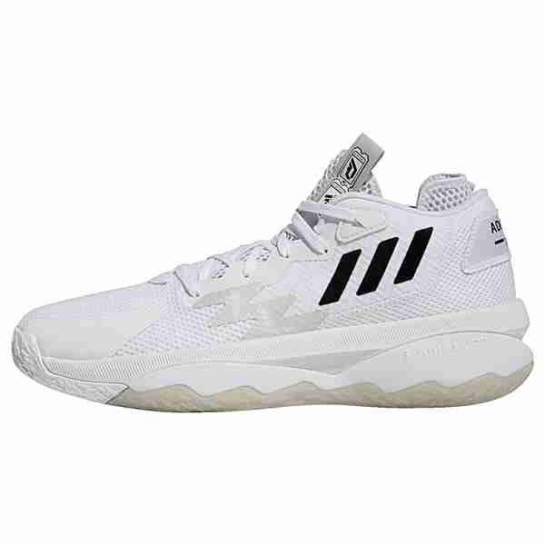 adidas Dame 8 Basketballschuh Sneaker Cloud White / Core Black / Grey One