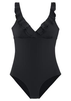 JETTE Badeanzug Badeanzug Damen schwarz