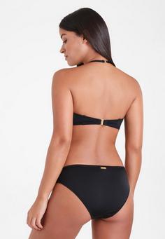 Rückansicht von Lascana Bügel-Bandeau-Bikini Bikini Set Damen schwarz