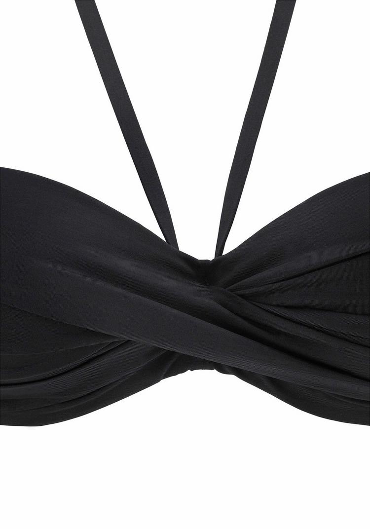 Lascana Lascana B&uuml;gel-Bandeau-Bikini Bikini Set Damen - schwarz - 7 | SportScheck