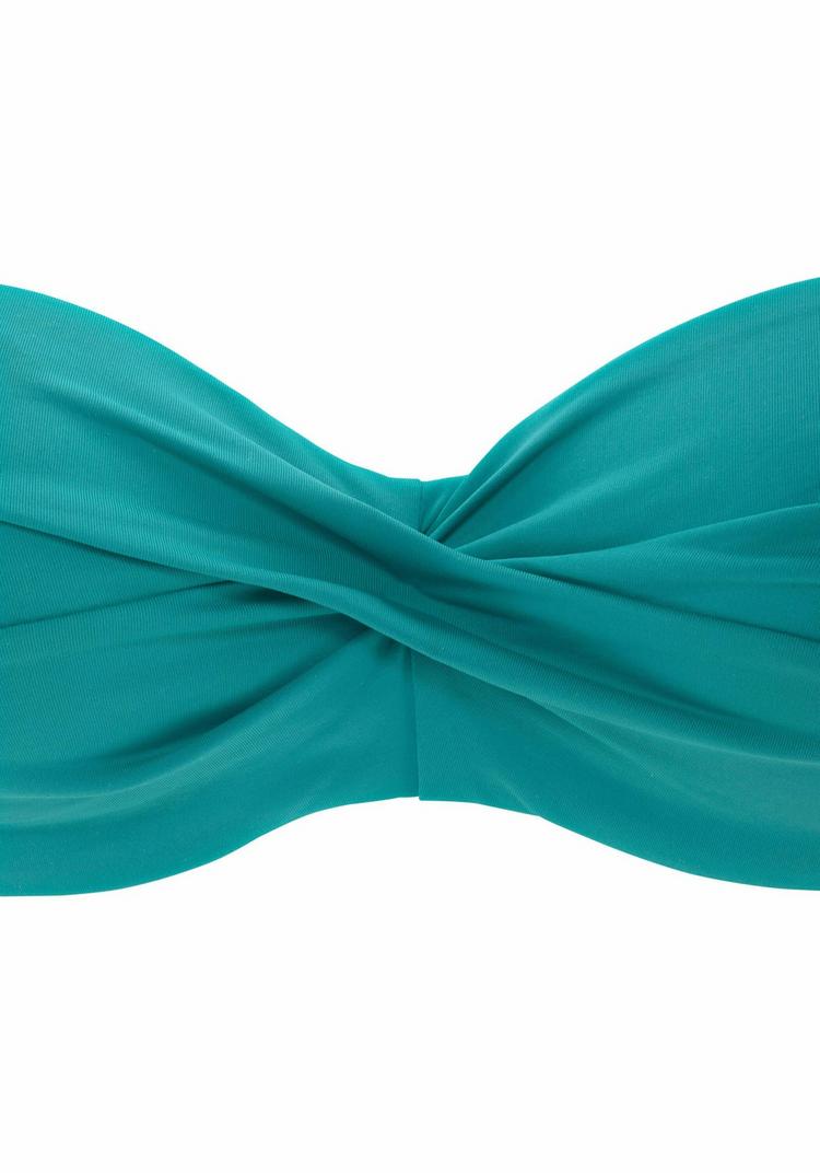 S.OLIVER S.OLIVER Bandeau-Bikini-Top Bikini Oberteil Damen - t&uuml;rkis - 1 | SportScheck