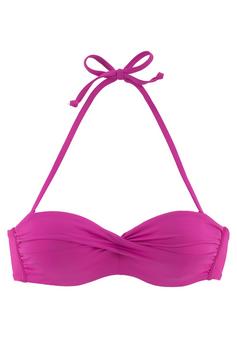 S.OLIVER Bandeau-Bikini-Top Bikini Oberteil Damen pink