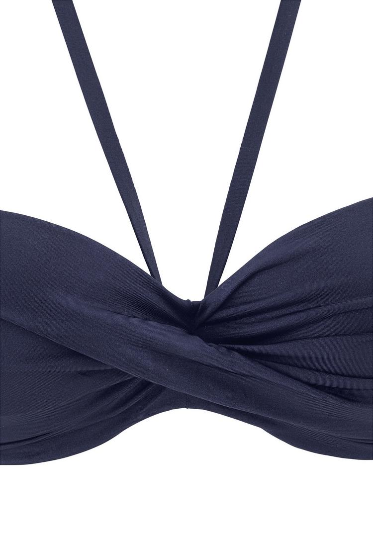 Lascana Lascana B&uuml;gel-Bandeau-Bikini Bikini Set Damen - blau - 10 | SportScheck
