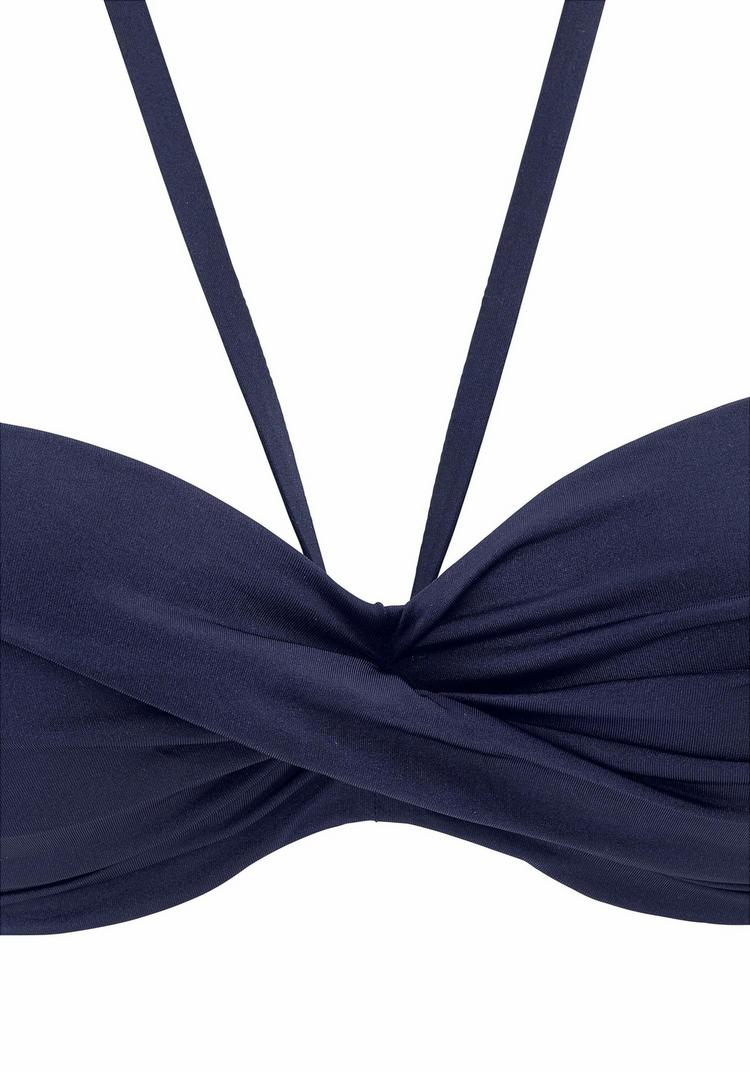 Lascana Lascana B&uuml;gel-Bandeau-Bikini Bikini Set Damen - blau - 13 | SportScheck