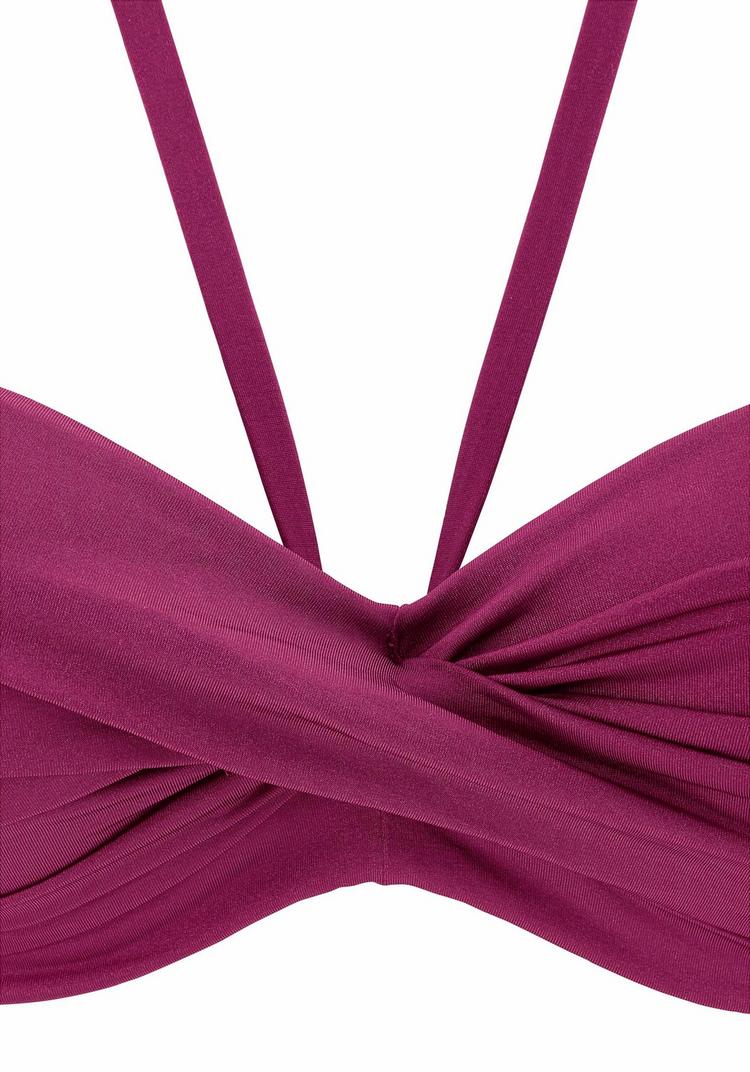 Lascana Lascana B&uuml;gel-Bandeau-Bikini Bikini Set Damen - beere - 3 | SportScheck