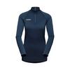 Mammut Trift Half Zip Langarmshirt Damen - marine