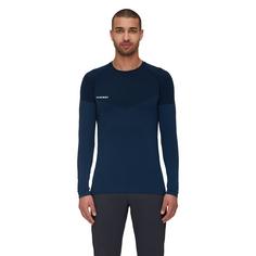 Rückansicht von Mammut Trift Langarmshirt Herren marine