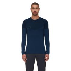 Rückansicht von Mammut Trift Langarmshirt Herren marine