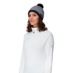 Rückansicht von Mammut Snow Beanie Damen marine-white