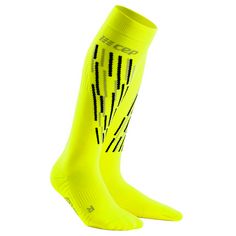 CEP Thermo Socks Skiing Laufsocken Herren flash yellow/black