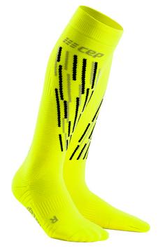 CEP Thermo Socks Skiing Laufsocken Herren flash yellow/black