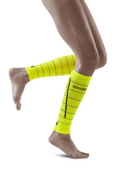 Rückansicht von CEP Reflective Beinlinge Damen neon yellow