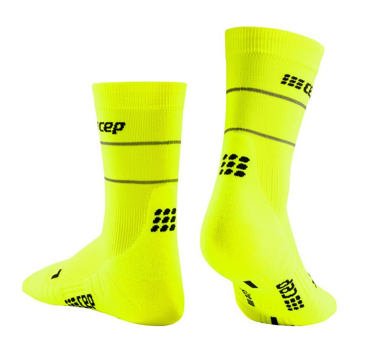 CEP CEP Reflective Mid Cut Socken Damen - neon yellow - 0 | SportScheck